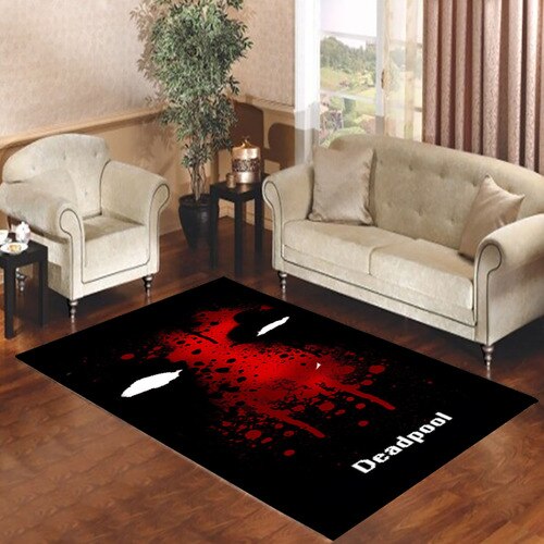 Deadpool Superhero Symbol Living Room Carpet Rugs Deadpool Superhero Symbol Living Room Carpet Rugs