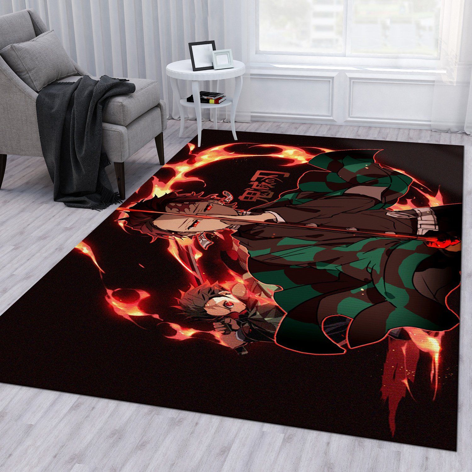 Demon Slayder Anime V6 Rug Bedroom Rug Christmas Gift Us Decor Demon Slayder Anime V6 Rug Bedroom Rug Christmas Gift Us Decor