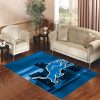 Detroit Lions In The City Living Room Carpet Rugs