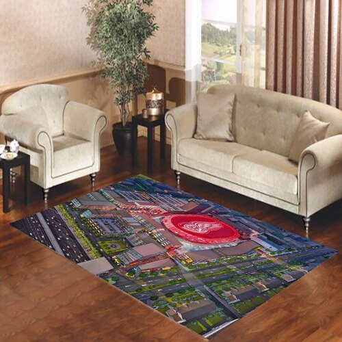 Detroit Red Wings Arena Living Room Carpet Rugs Detroit Red Wings Arena Living Room Carpet Rugs