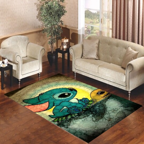 Disney Stitch And Turtle Living Room Carpet Rugs Disney Stitch And Turtle Living Room Carpet Rugs