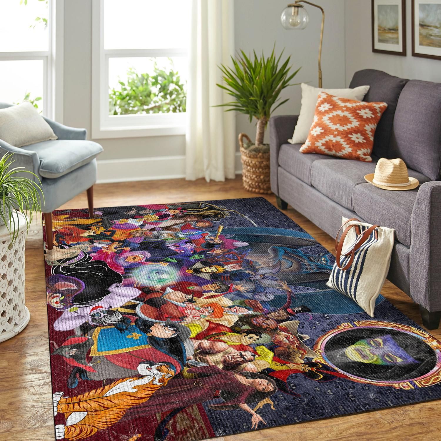 Disney Villains Ursula Scar Chernabog Maleficent Captain Hook Living Room Area Rug For Christmas Disney Villains Ursula Scar Chernabog Maleficent Captain Hook Living Room Area Rug For Christmas