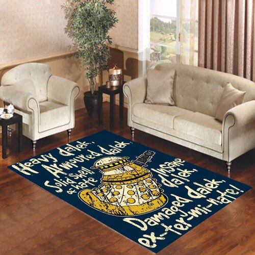 Dr Who Cold Dalek Blue Living Room Carpet Rugs Dr Who Cold Dalek Blue Living Room Carpet Rugs