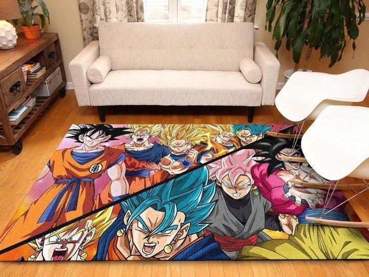 Dragon Ball Area Luxury Rug Carpets - Son Goku Dragon Ball Area Luxury Rug Carpets - Son Goku