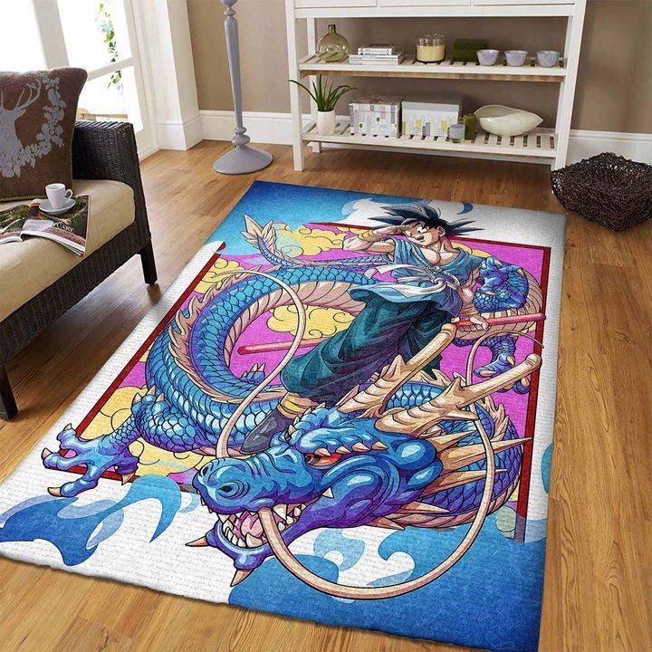 Dragon Ball Area Luxury Rug Carpets - Son Goku Dragon Ball Area Luxury Rug Carpets - Son Goku