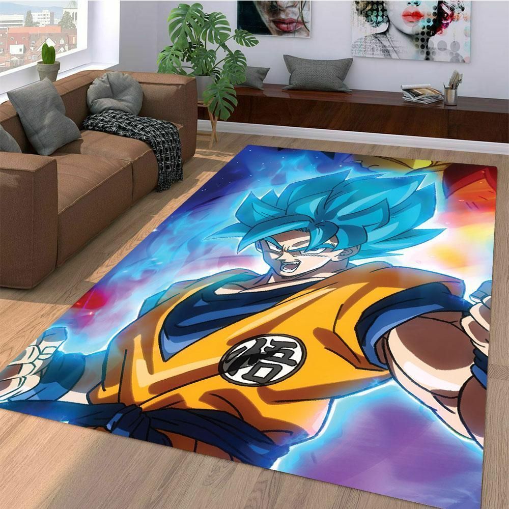 Dragon Ball Area Luxury Rug Carpets - Son Goku Dragon Ball Area Luxury Rug Carpets - Son Goku