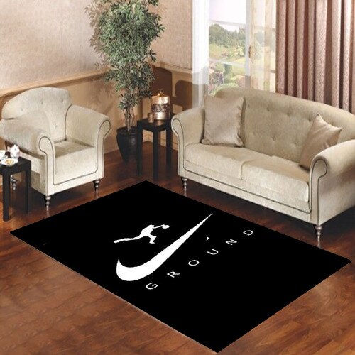 Draw An Air Jordan Logo Living Room Carpet Rugs Draw An Air Jordan Logo Living Room Carpet Rugs