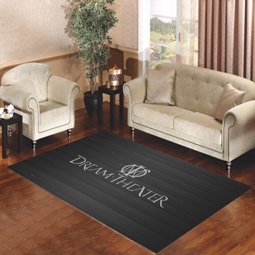 Dream Theater Grey Blur Black Living Room Carpet Rugs Dream Theater Grey Blur Black Living Room Carpet Rugs