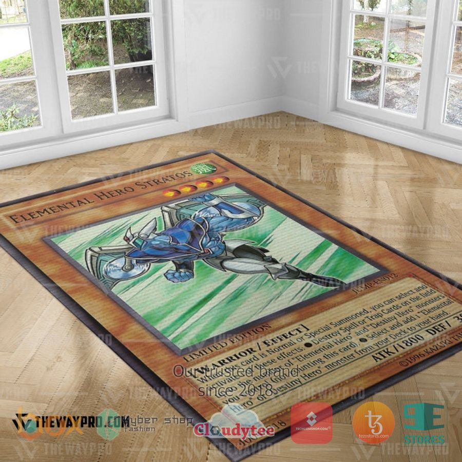 Elemental Hero Stratos Rug Elemental Hero Stratos Rug