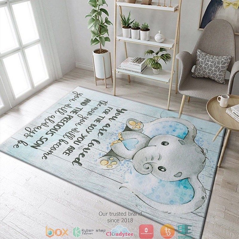 Elephants Geeky Rug Carpet Elephants Geeky Rug Carpet