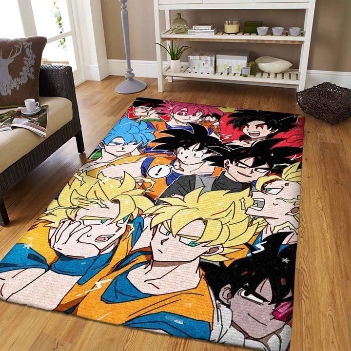 Felacia Dragon Ball Area Luxury Rugs - Son Goku Felacia Dragon Ball Area Luxury Rugs - Son Goku