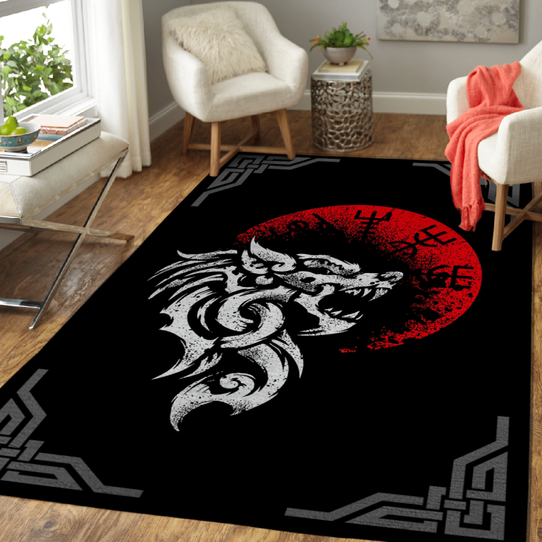 Fenrri-Wolf-–-Viking-Area-Rug-1