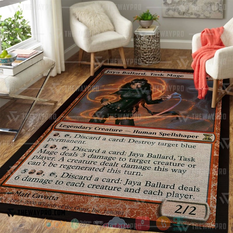 Game Magic The Gathering Jaya Ballard Task Mage Rug Game Magic The Gathering Jaya Ballard Task Mage Rug