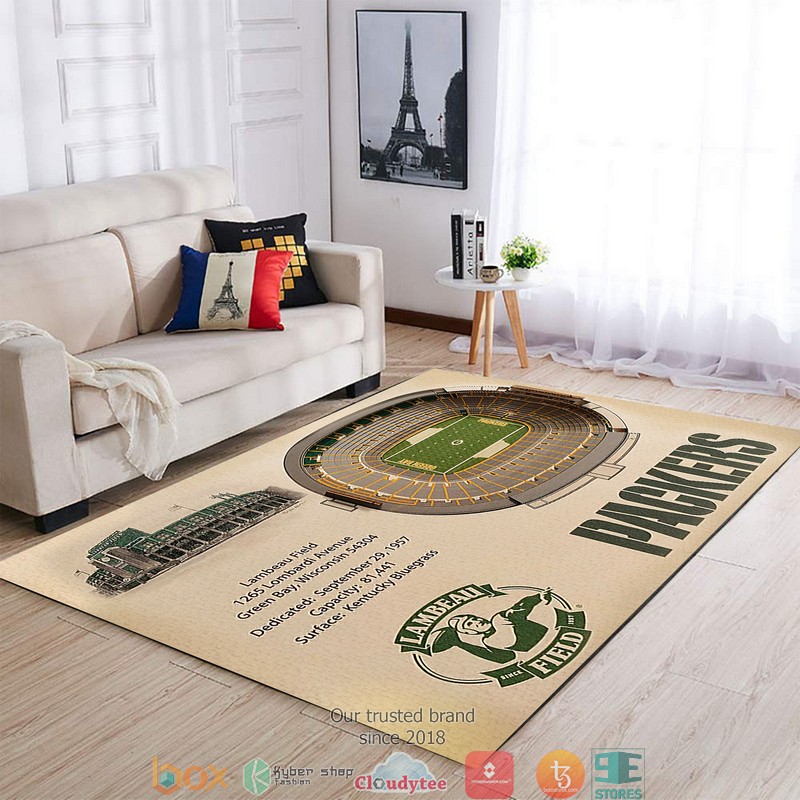 Green Bay Packers Stadium Rug Green Bay Packers Stadium Rug