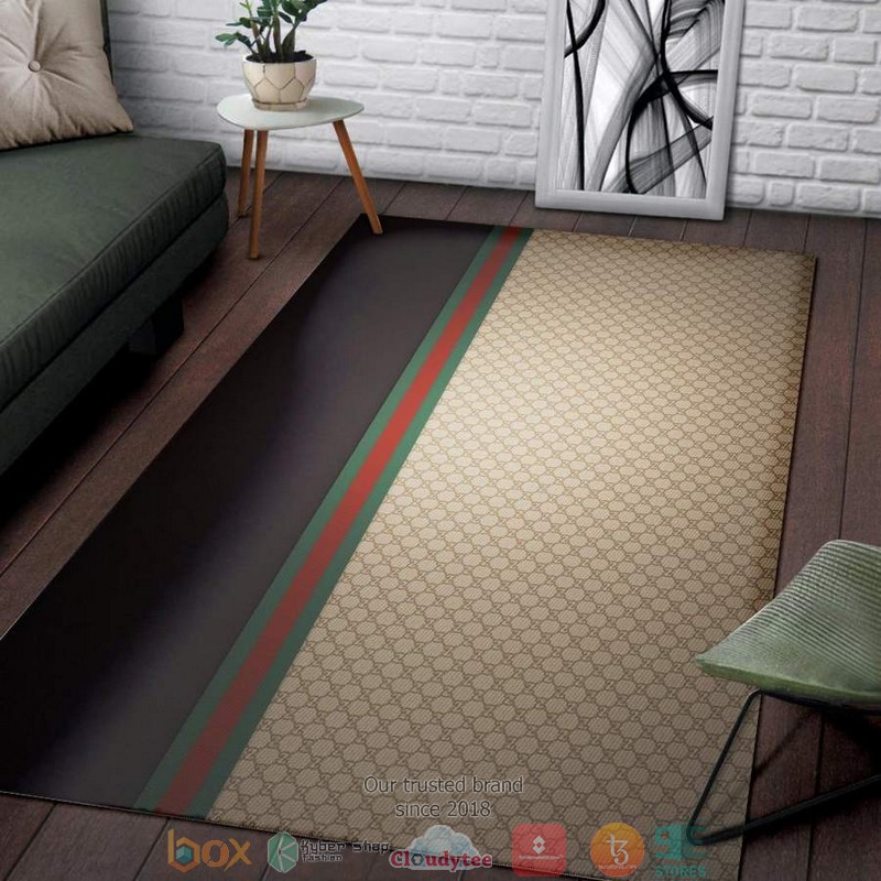 Gucci Green Red Brown Rug Carpet Gucci Green Red Brown Rug Carpet
