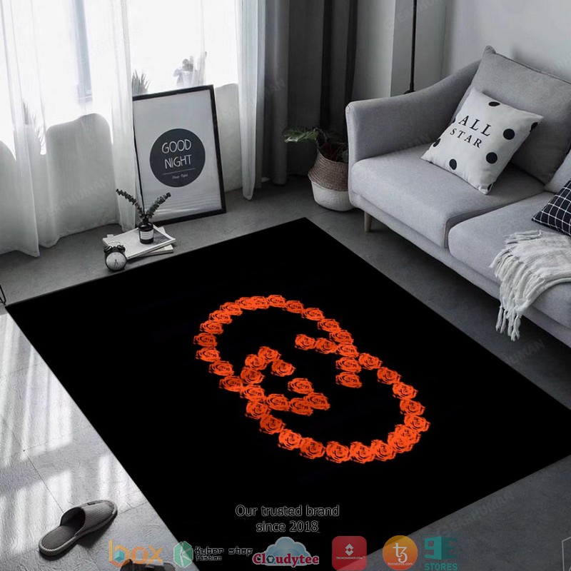 Gucci Orange And Black Carpet Rug Gucci Orange And Black Carpet Rug