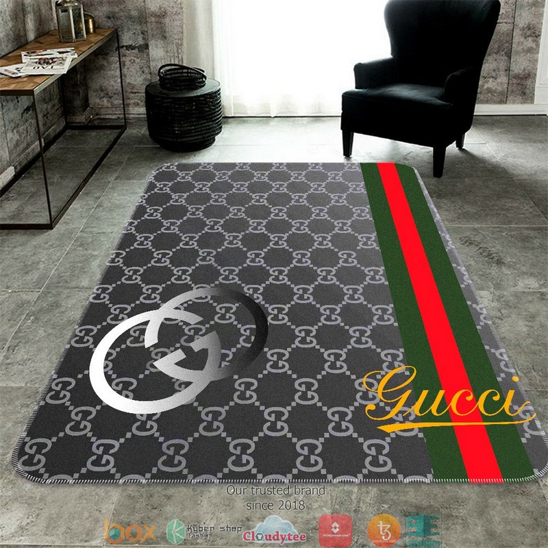 Gucci Silver Carpet Rug Gucci Silver Carpet Rug