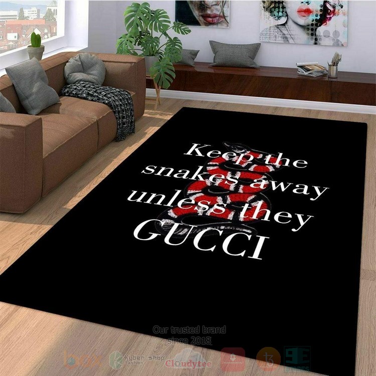 Gucci Snake Keep The Snakes Away Unless They Gucci Inspired Rug Gucci Snake Keep The Snakes Away Unless They Gucci Inspired Rug