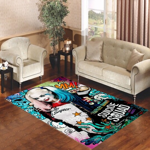 Harley Quinn Suicide Squad Living Room Carpet Rugs Harley Quinn Suicide Squad Living Room Carpet Rugs