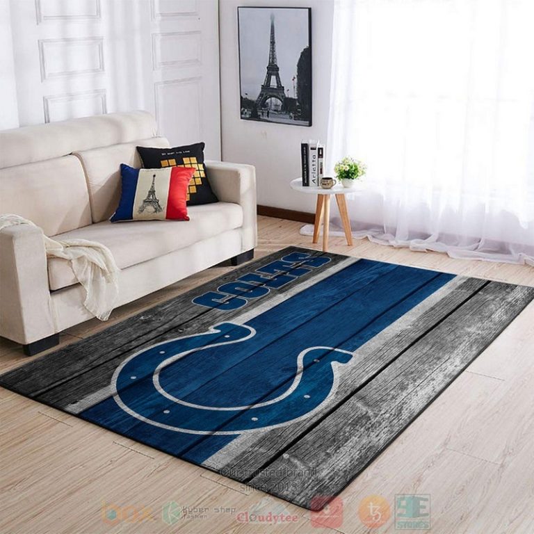 Indianapolis-Colts-Nfl-Team-Logo-Wooden-Area-Rugs-1