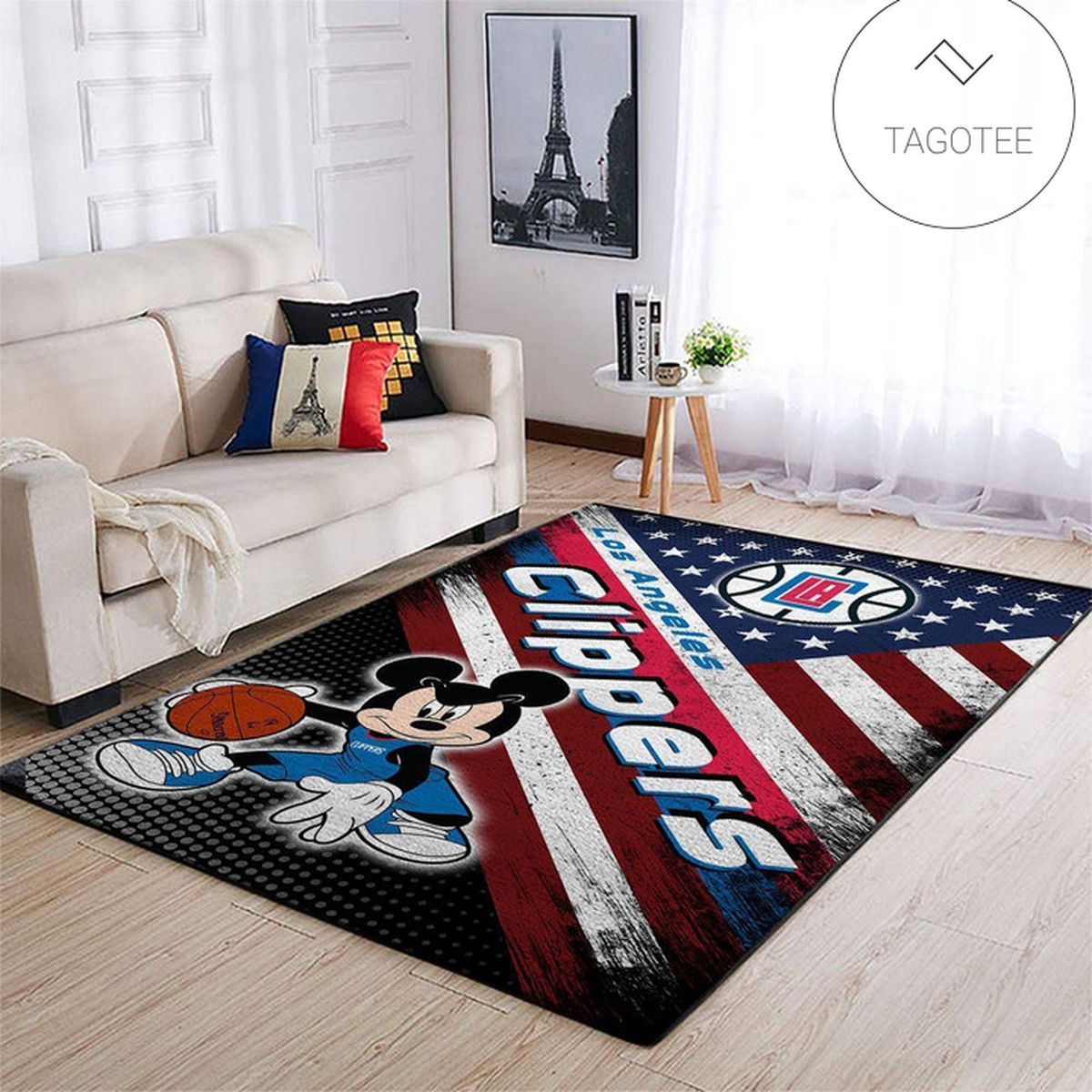 La Clippers Nba Team Logo Mickey Us Style Nice Gift Home Decor Rectangle Area Rug La Clippers Nba Team Logo Mickey Us Style Nice Gift Home Decor Rectangle Area Rug