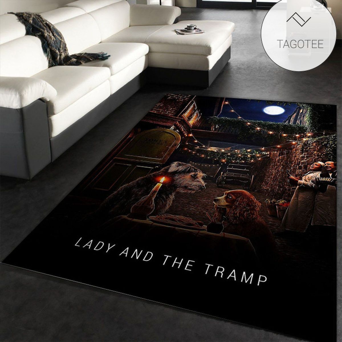 Lady And The Tramp Area Rug Movie Rug Family Gift Us Decor Lady And The Tramp Area Rug Movie Rug Family Gift Us Decor