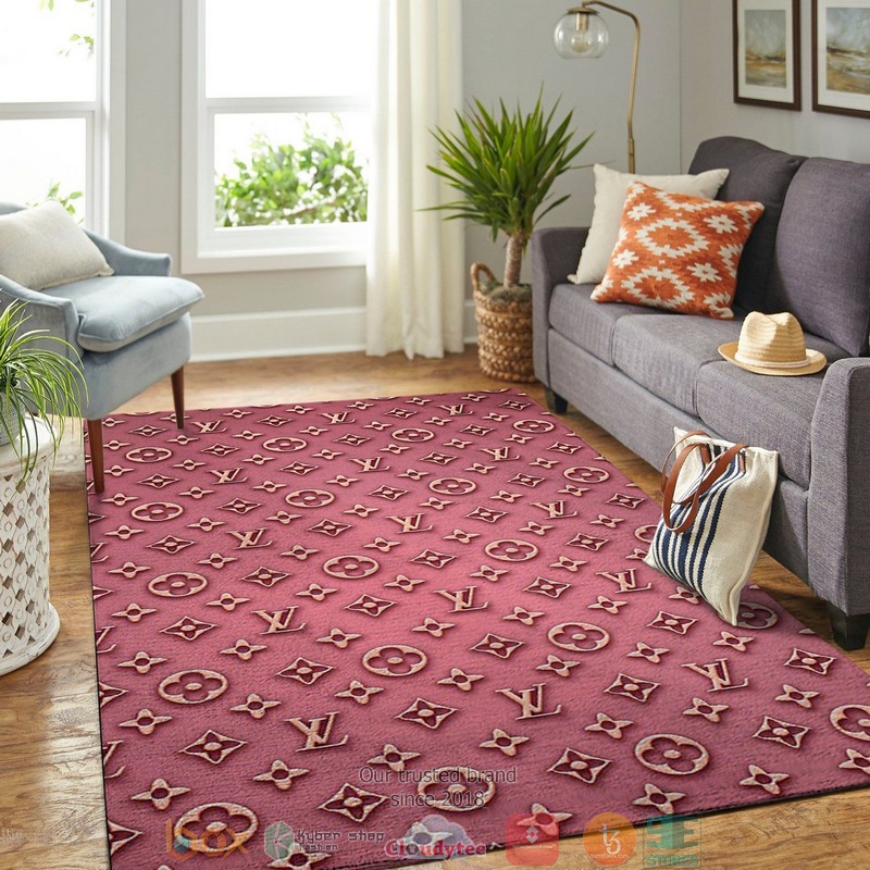 Louis Vuitton 3D Lv Pink Rug Carpet Louis Vuitton 3D Lv Pink Rug Carpet