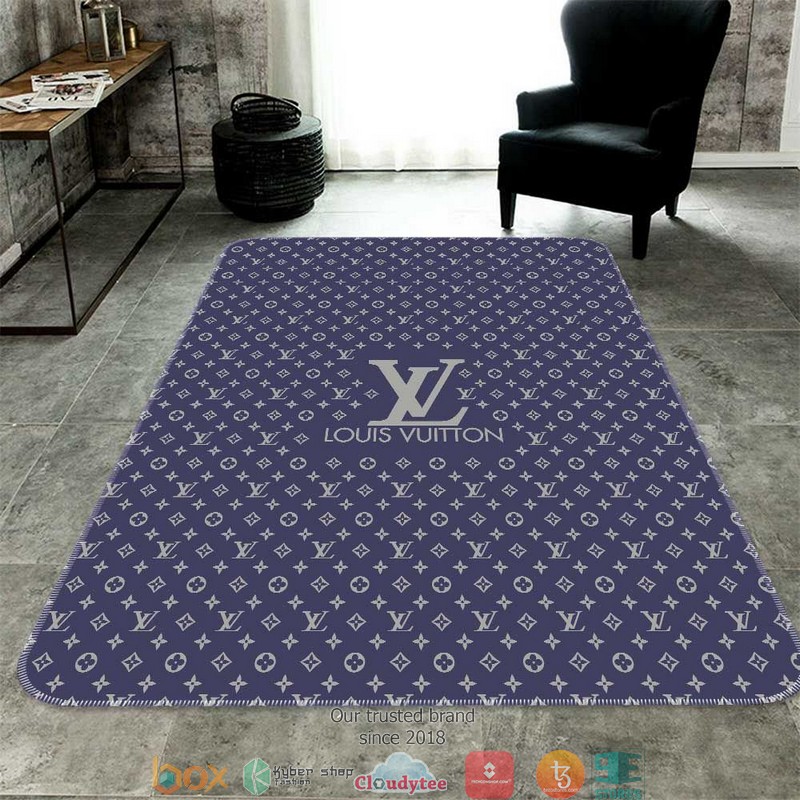 Louis Vuitton Navy Carpet Rug Louis Vuitton Navy Carpet Rug