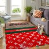Louis Vuitton Supreme Gucci Red Green Brown Rug Carpet