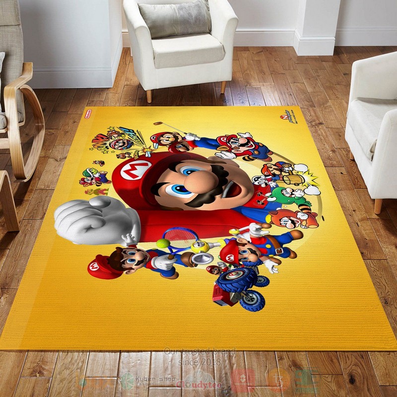 Mario Game Area Rugs Mario Game Area Rugs
