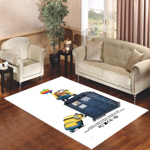 Minion Catch Apple Dr Who Tardis Living Room Carpet Rugs Minion Catch Apple Dr Who Tardis Living Room Carpet Rugs