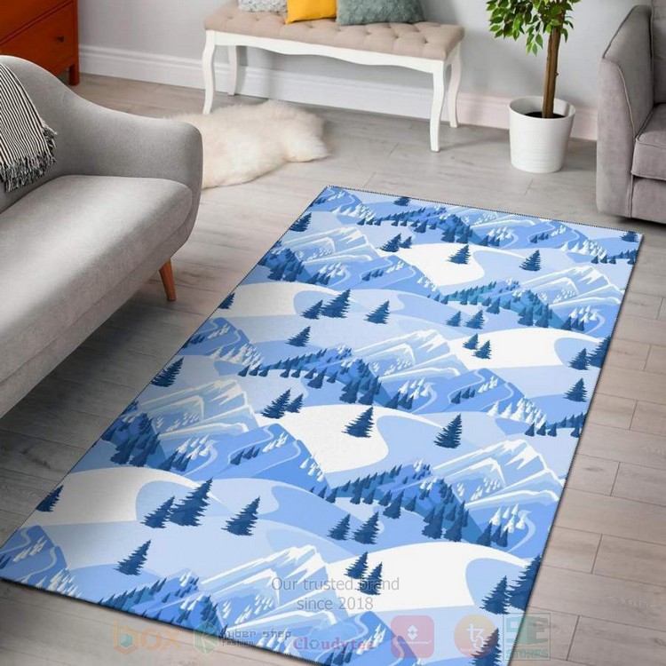 Mountain Snow Inspired Rug Mountain Snow Inspired Rug