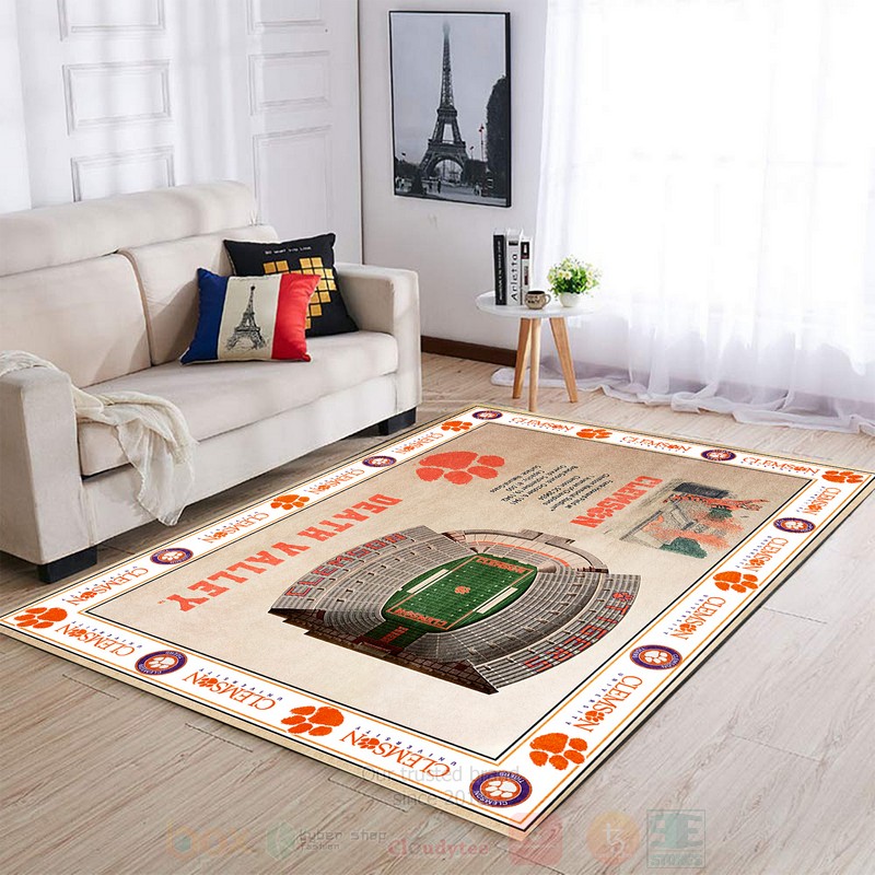 Ncaa Clemson Tigers Death Valley Rugs Ncaa Clemson Tigers Death Valley Rugs