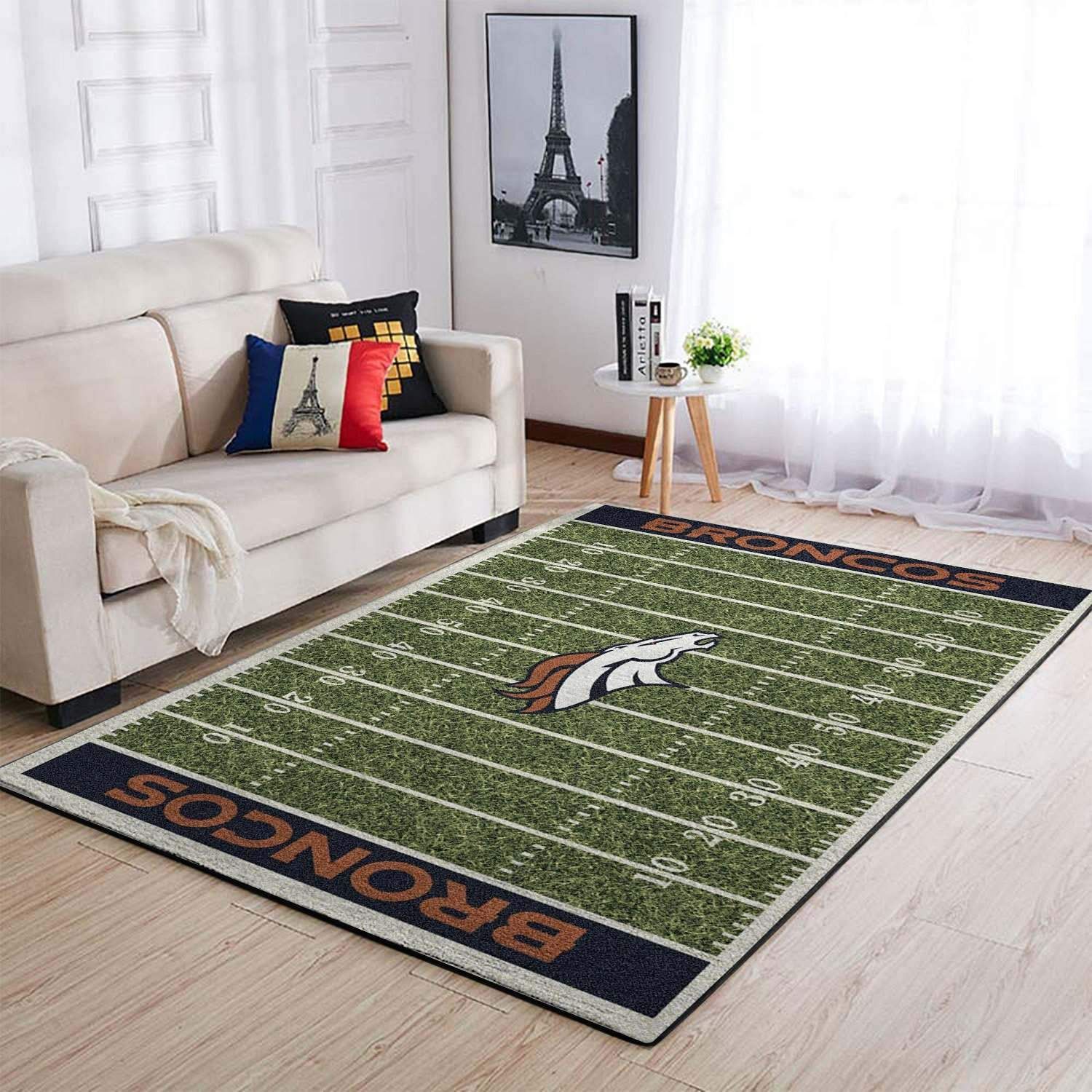 Nfl Football Team Denver Broncos Area Rug Home Decor Nfl Football Team Denver Broncos Area Rug Home Decor