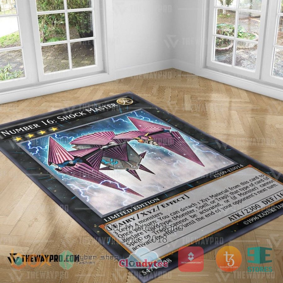 Number 16 Shock Master Rug Number 16 Shock Master Rug
