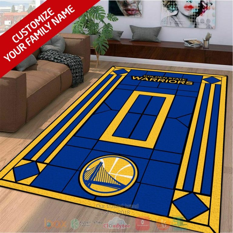 Personalized-Golden-State-Warriors-Custom-Area-Rug-1