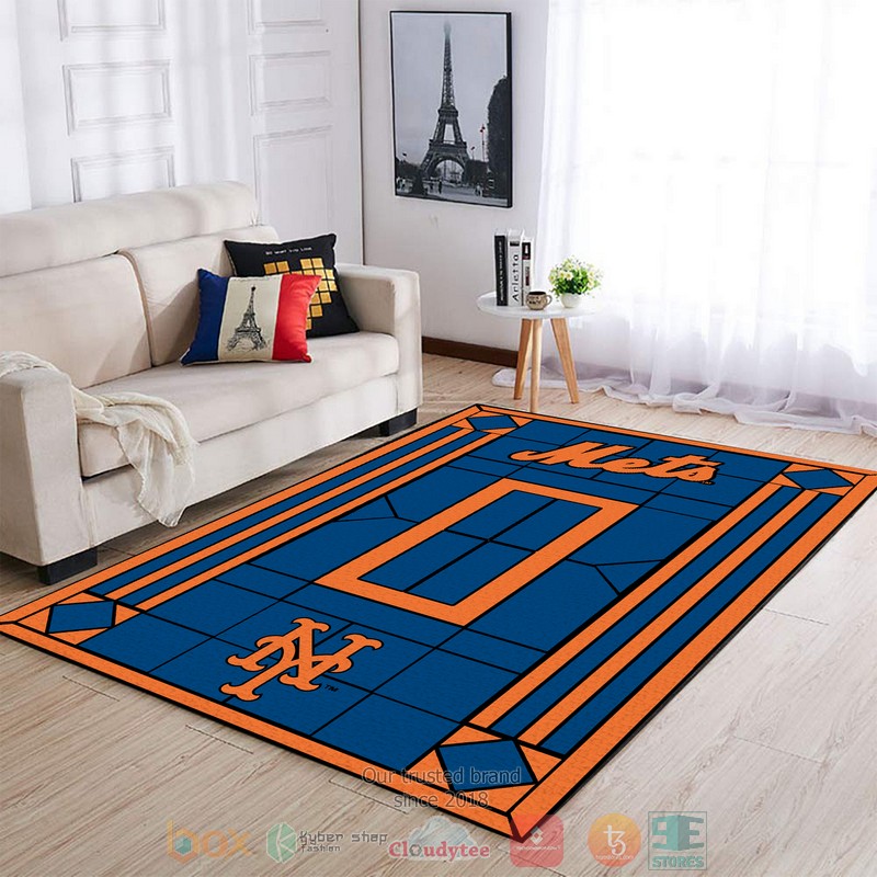 Personalized New York Mets Custom Area Rug Personalized New York Mets Custom Area Rug