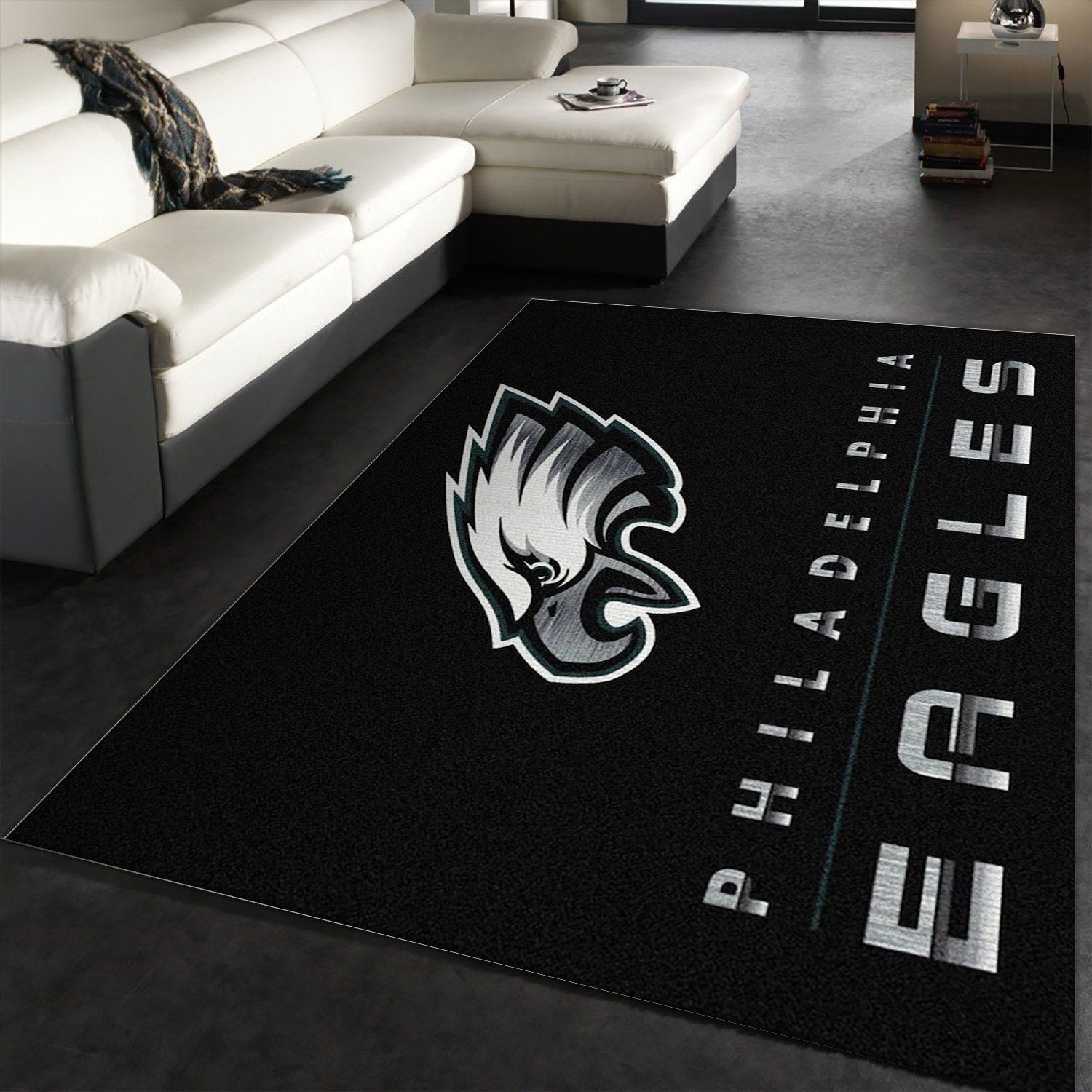 Philadelphia Eagles Imperial Chrome Rug Nfl Area Rug Carpet Philadelphia Eagles Imperial Chrome Rug Nfl Area Rug Carpet