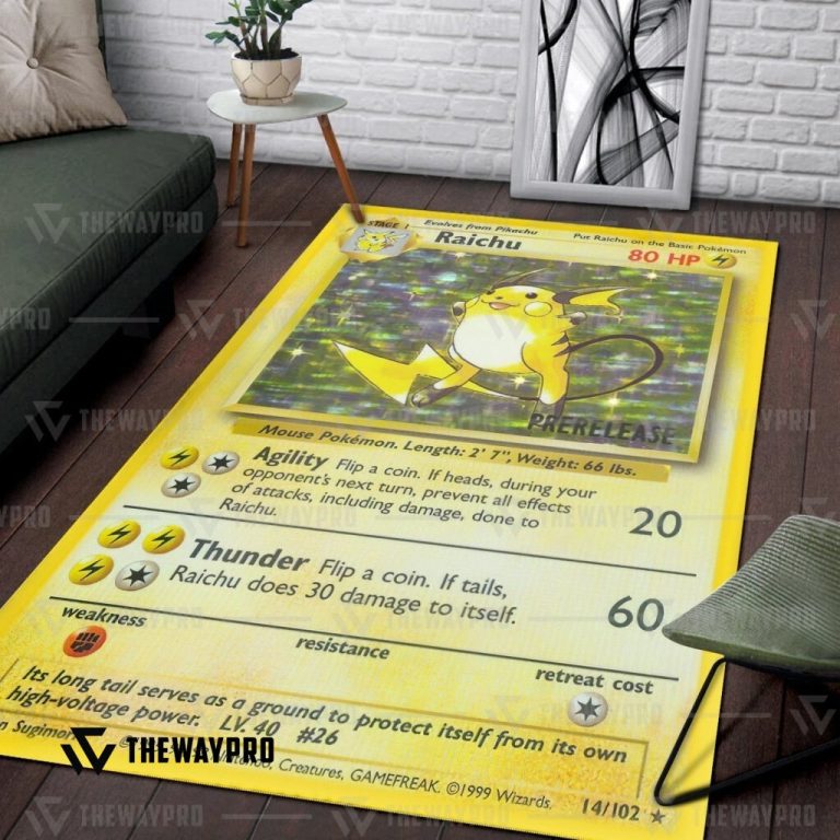 Pokemon-Raichu-Card-Rug-1