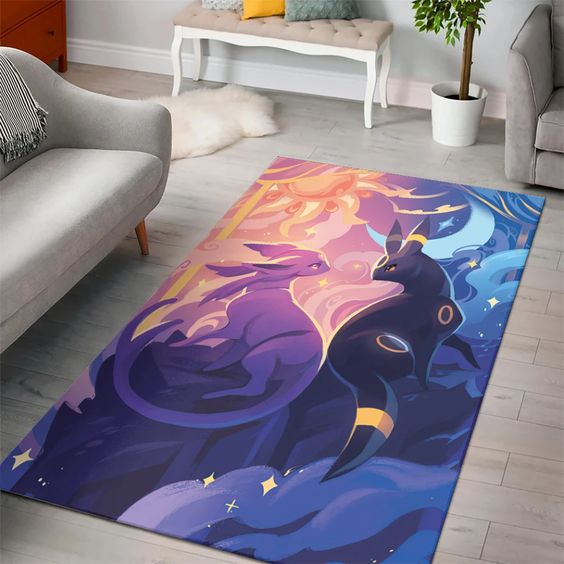 Pokemon Umbreon And Espeon Rug Pokemon Umbreon And Espeon Rug