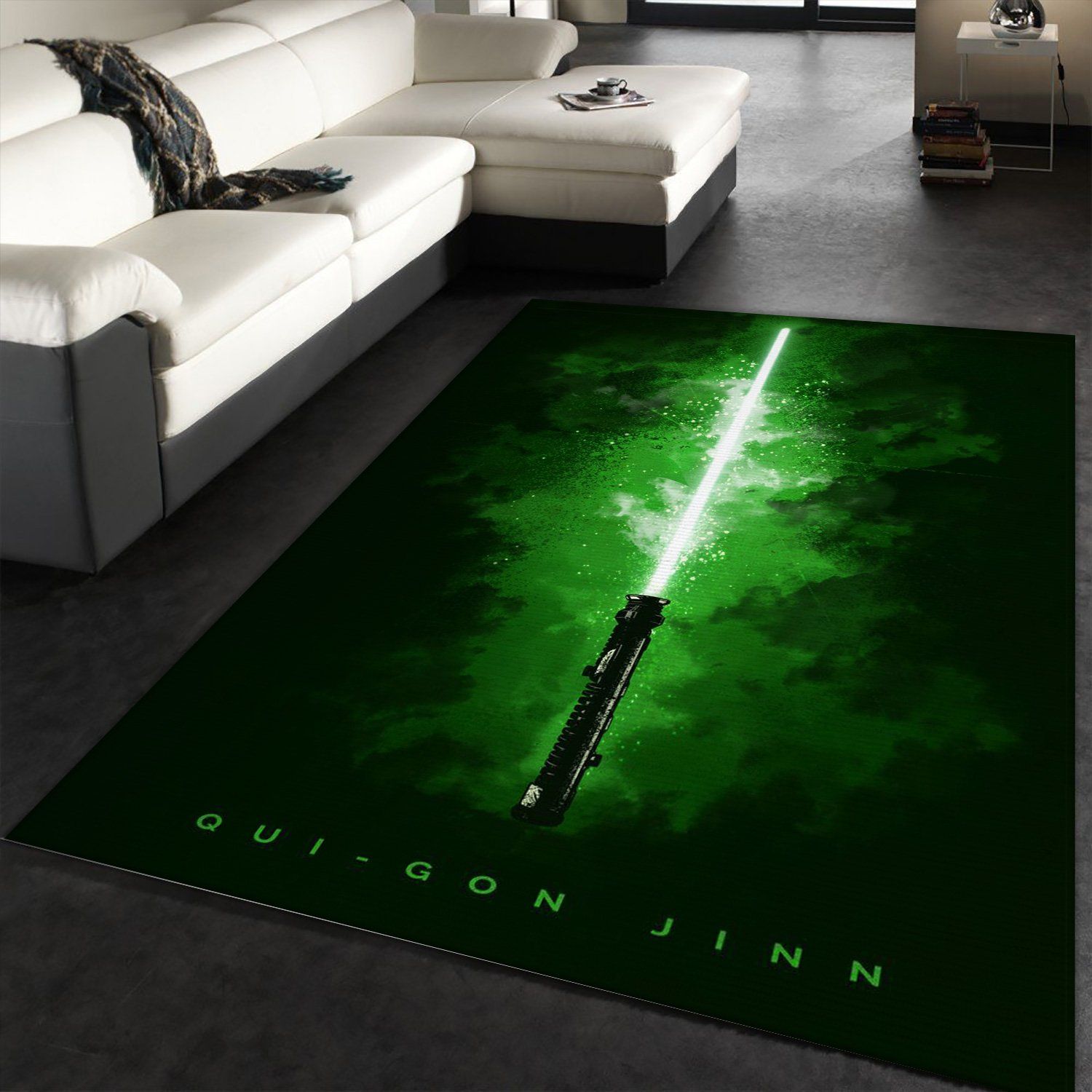 Qui Gon Rug Star Wars Lightsabers Rug Floor Decor Home Decor Qui Gon Rug Star Wars Lightsabers Rug Floor Decor Home Decor