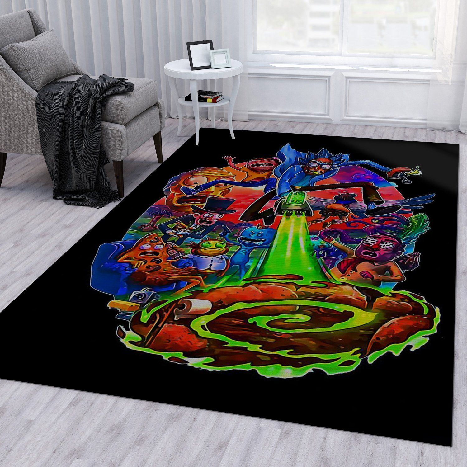 Rick And Morty Area Rug For Christmas Bedroom Rug Floor Decor Home Decor Rick And Morty Area Rug For Christmas Bedroom Rug Floor Decor Home Decor