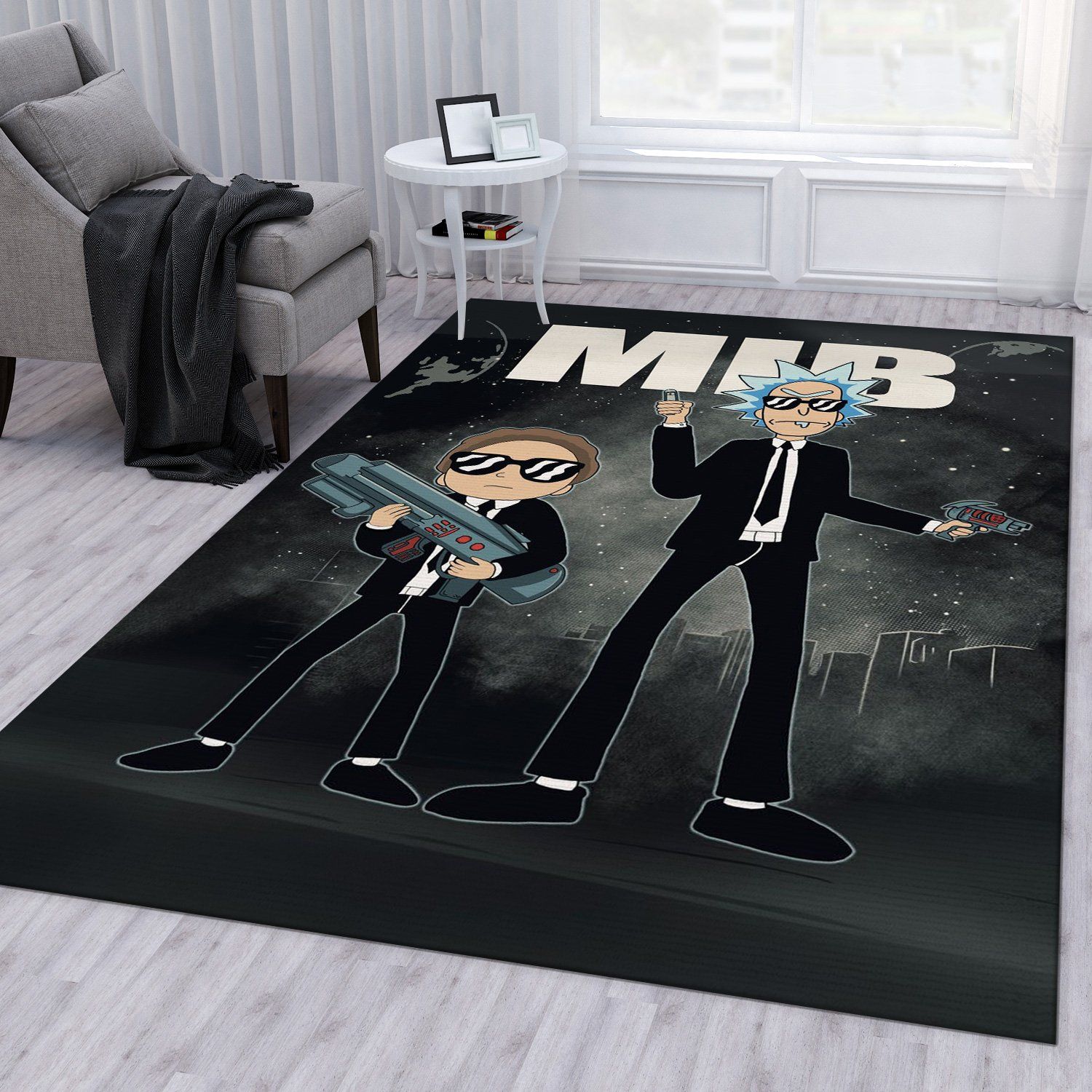 Rick And Morty Mib Noel Gift Rug Bedroom Rug Floor Decor Home Decor Rick And Morty Mib Noel Gift Rug Bedroom Rug Floor Decor Home Decor