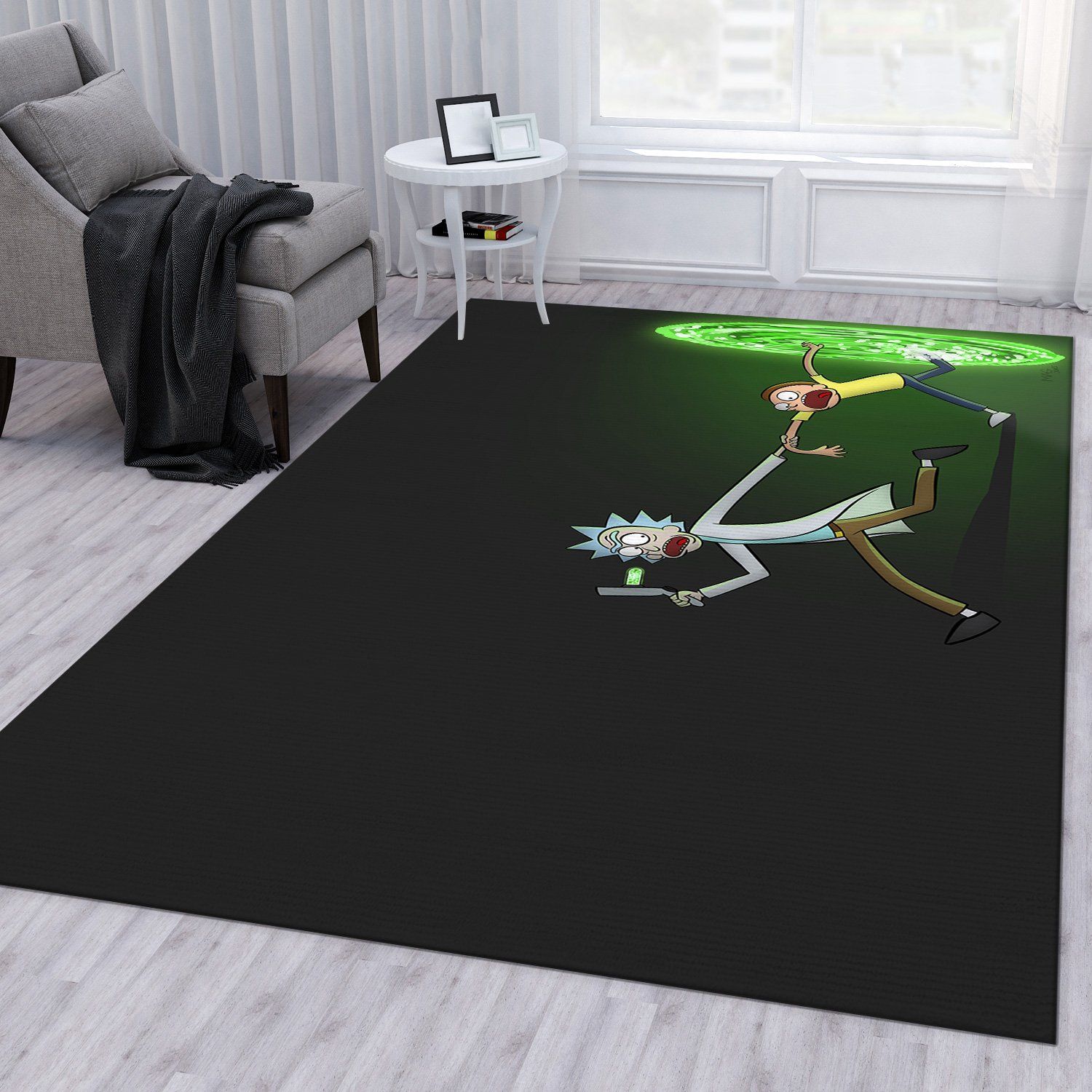 Rick And Morty Ver3 Rug Living Room Rug Us Gift Decor Rick And Morty Ver3 Rug Living Room Rug Us Gift Decor