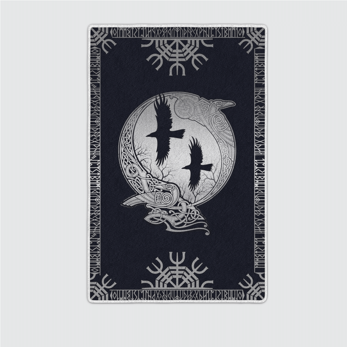 Runic And Raven – Viking Area Rug Runic And Raven – Viking Area Rug