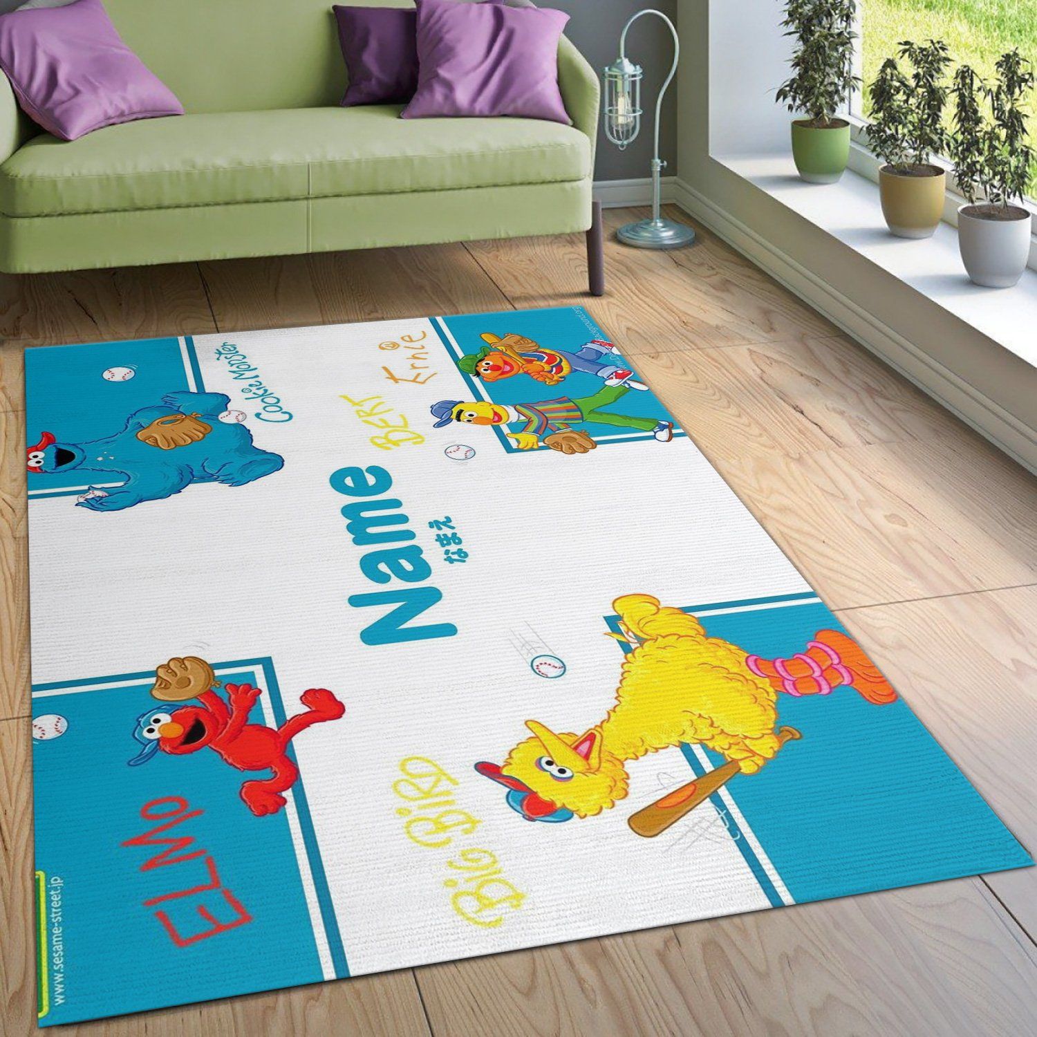 Sesame Street Sport Area Rug Living Room Rug Family Gift Us Decor Sesame Street Sport Area Rug Living Room Rug Family Gift Us Decor