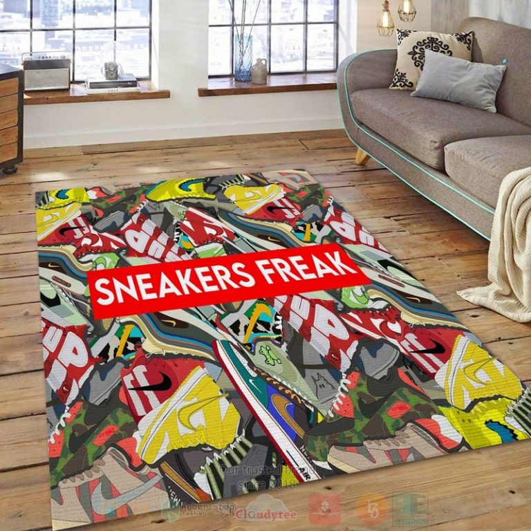 Sneakers-Freak-Fashion-Logo-Area-Rugs-1