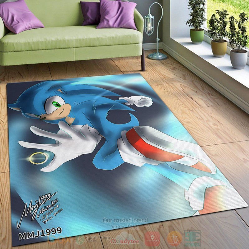 Sonic Cartoon Area Rugs Sonic Cartoon Area Rugs