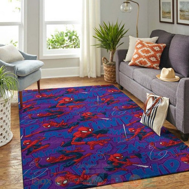 Spider-Man Blue-Red Inspired Rug Spider-Man Blue-Red Inspired Rug