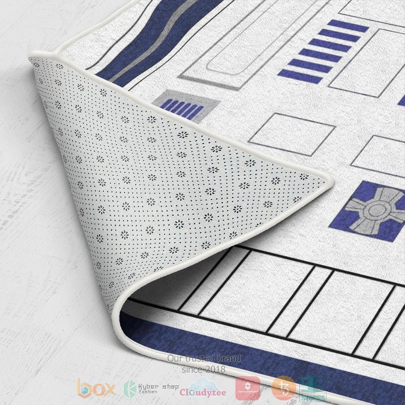 Star War White Blue Rug Star War White Blue Rug